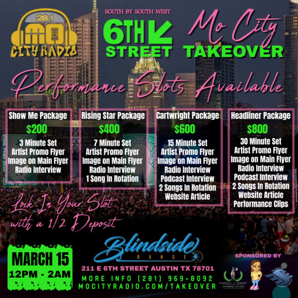 Mo City Takeover Performance Slot