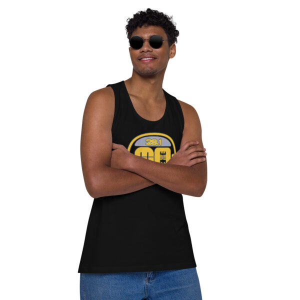 Men’s Mo City Radio Tank Top - Image 2